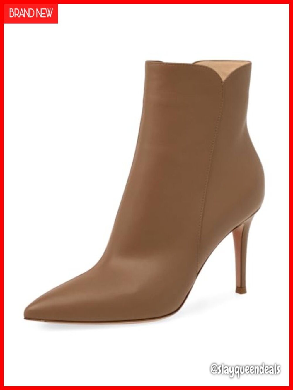 Heeled Ankle Boots Stiletto Pointed Toe Synthetic Classic Booties